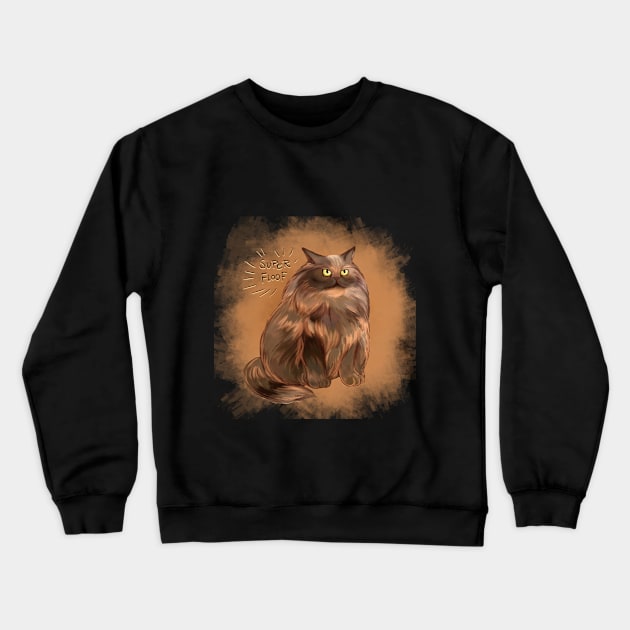 Super Floof Crewneck Sweatshirt by LaGataLola